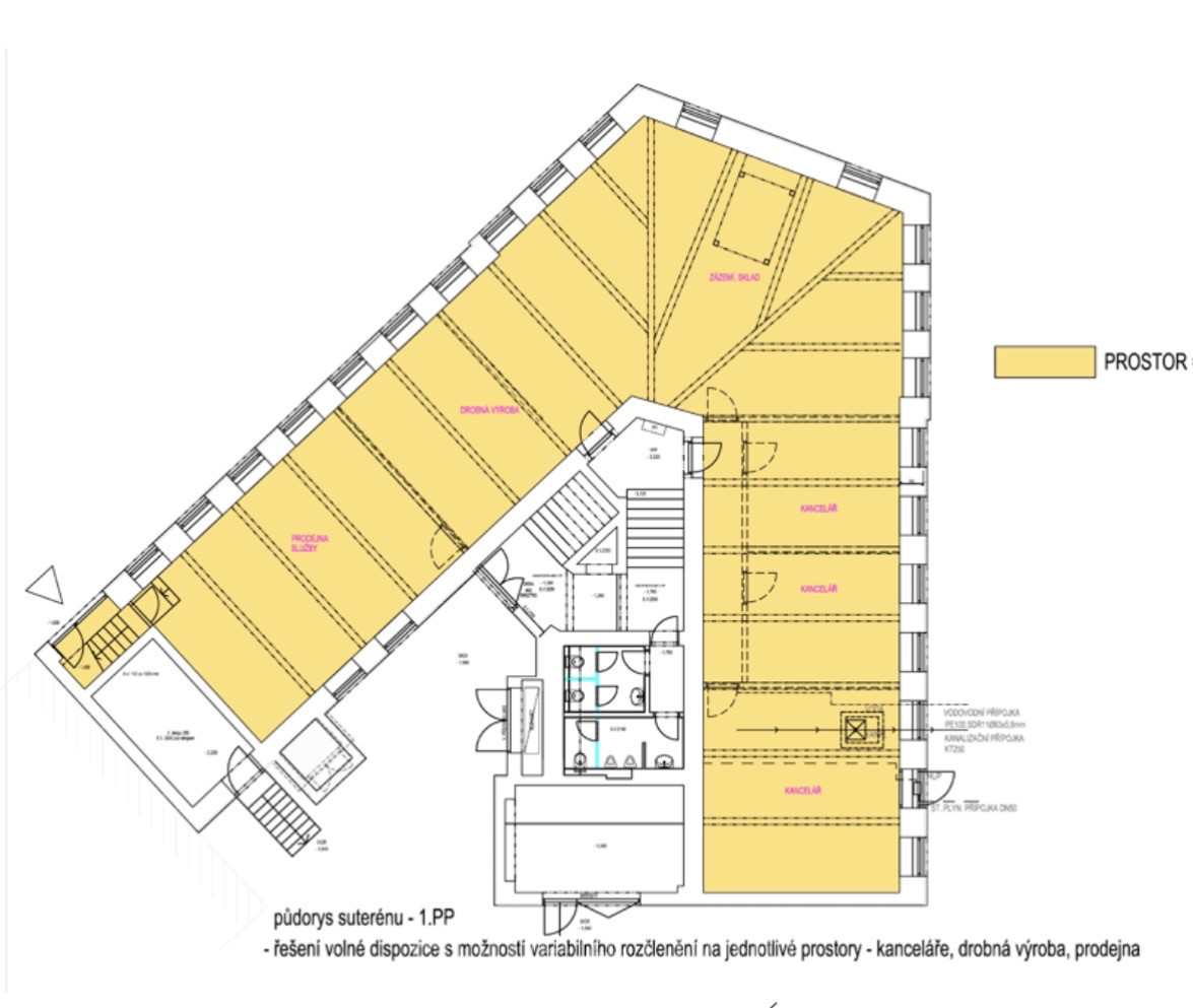 Pronájem nebytových prostor, Brno, ul. Radlas 